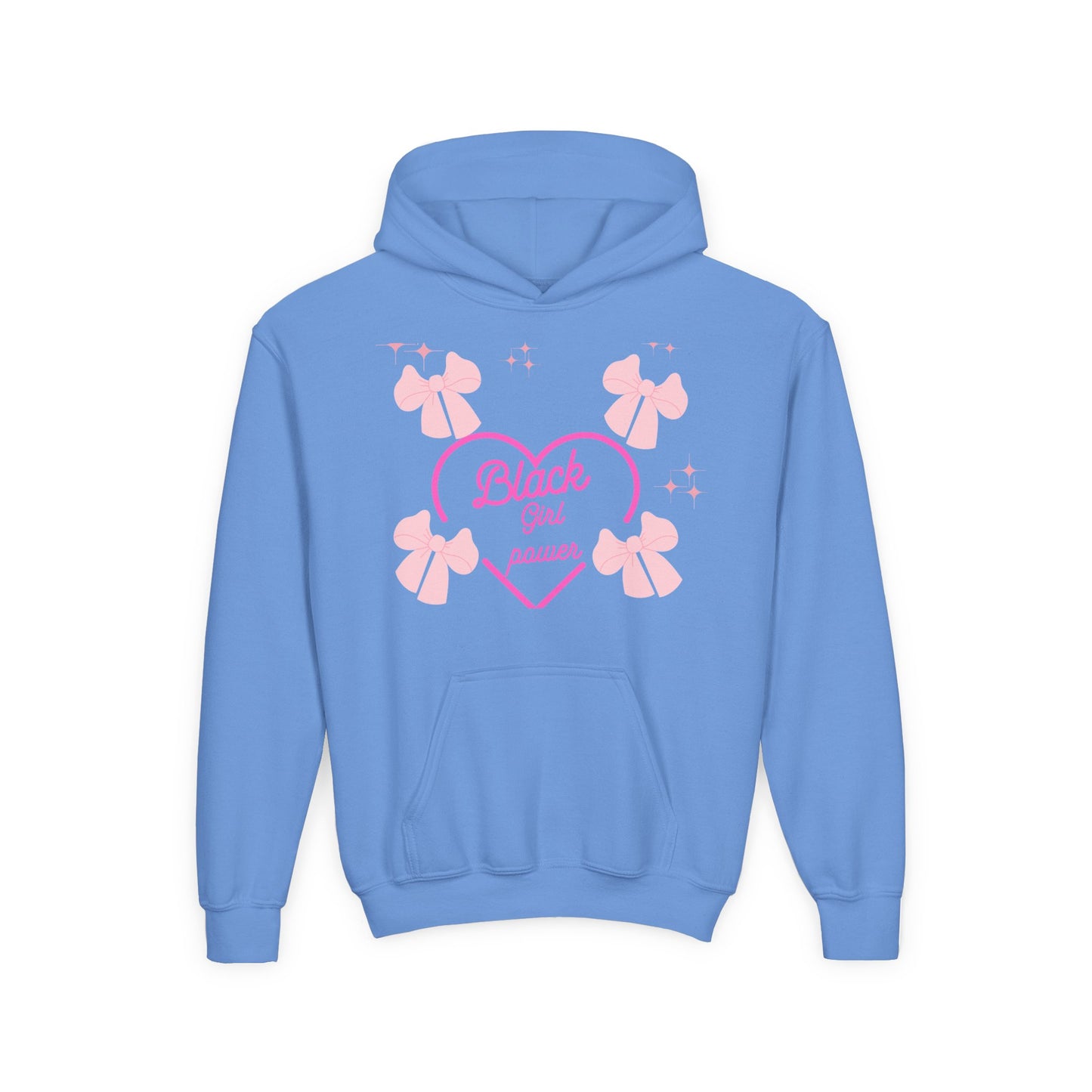Empowering Youth Hoodie - 'Black Girl Power' & 'Great Things Await' Design