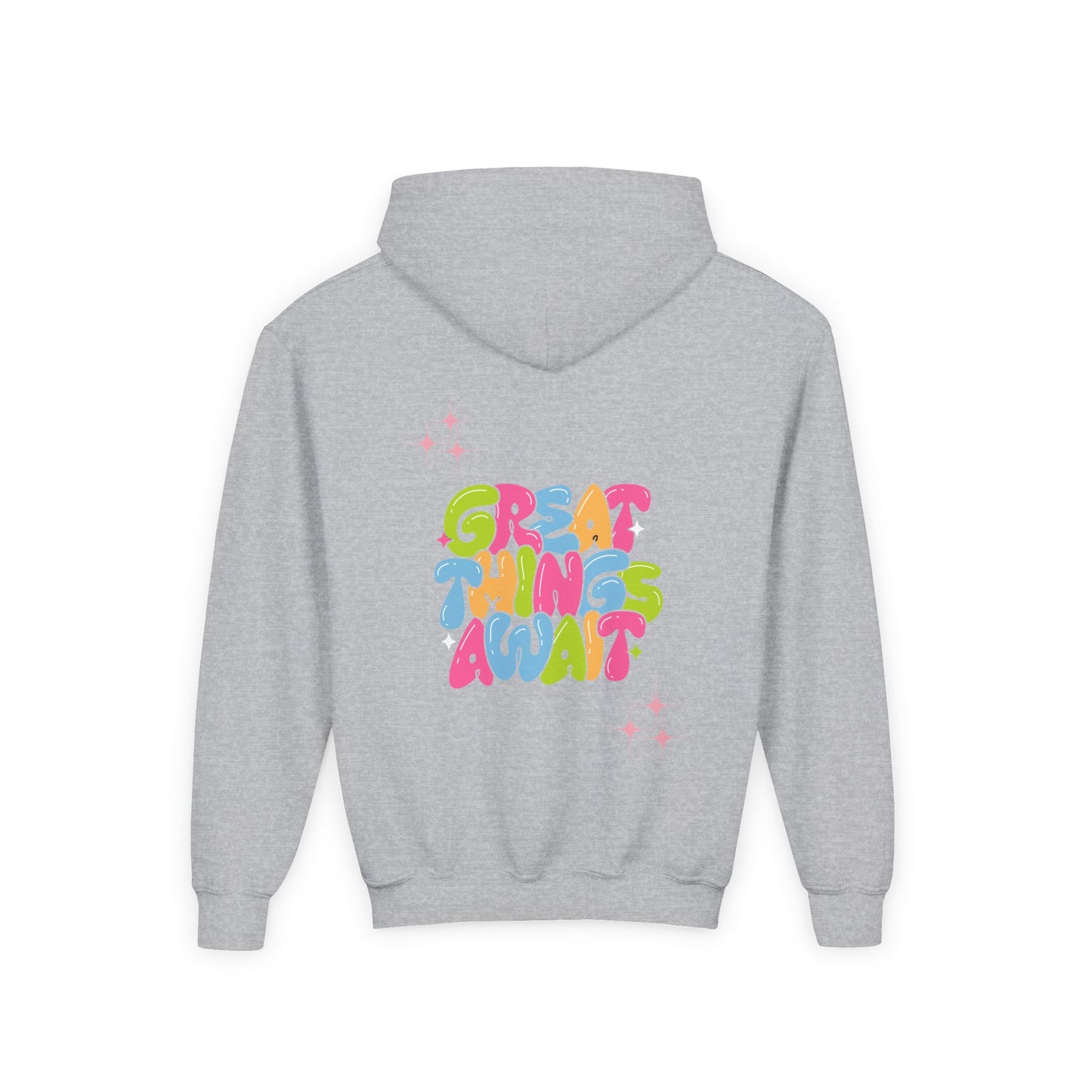 Empowering Youth Hoodie - 'Black Girl Power' & 'Great Things Await' Design