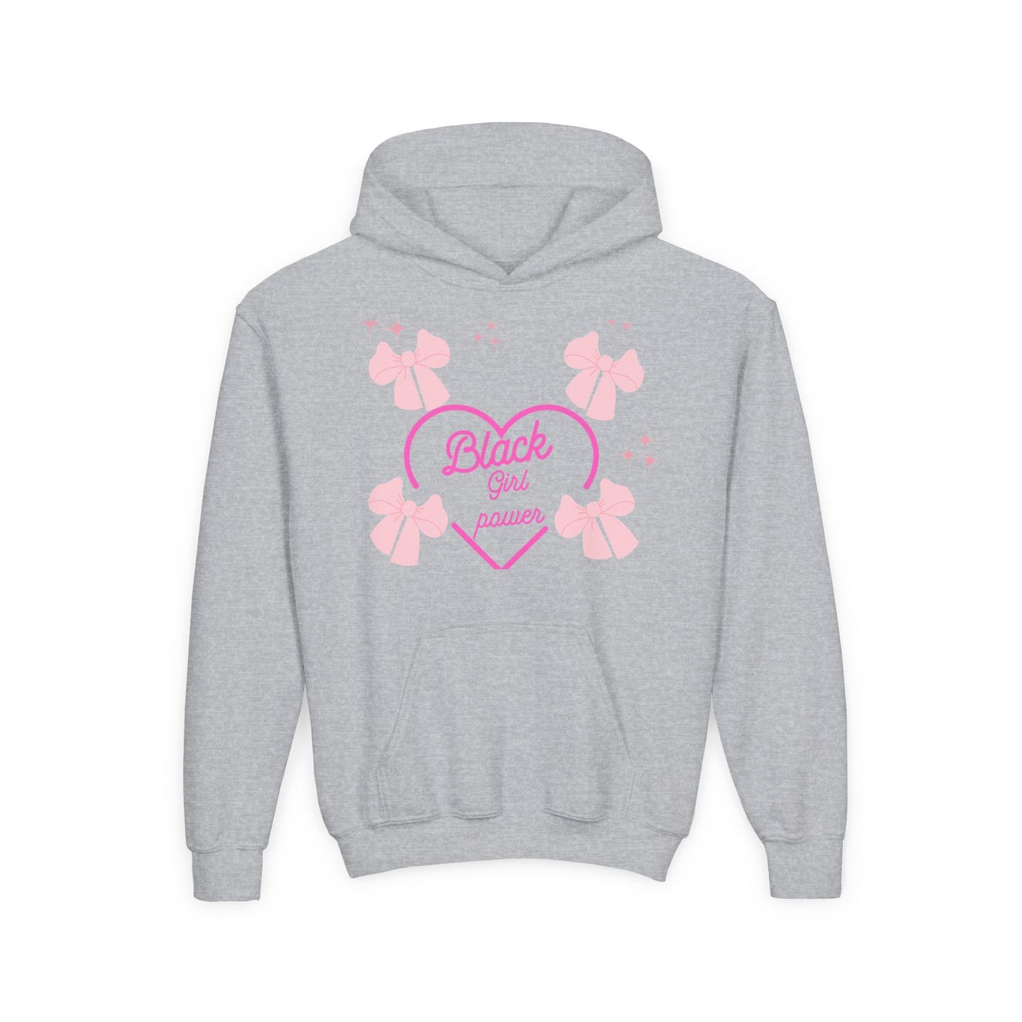 Empowering Youth Hoodie - 'Black Girl Power' & 'Great Things Await' Design
