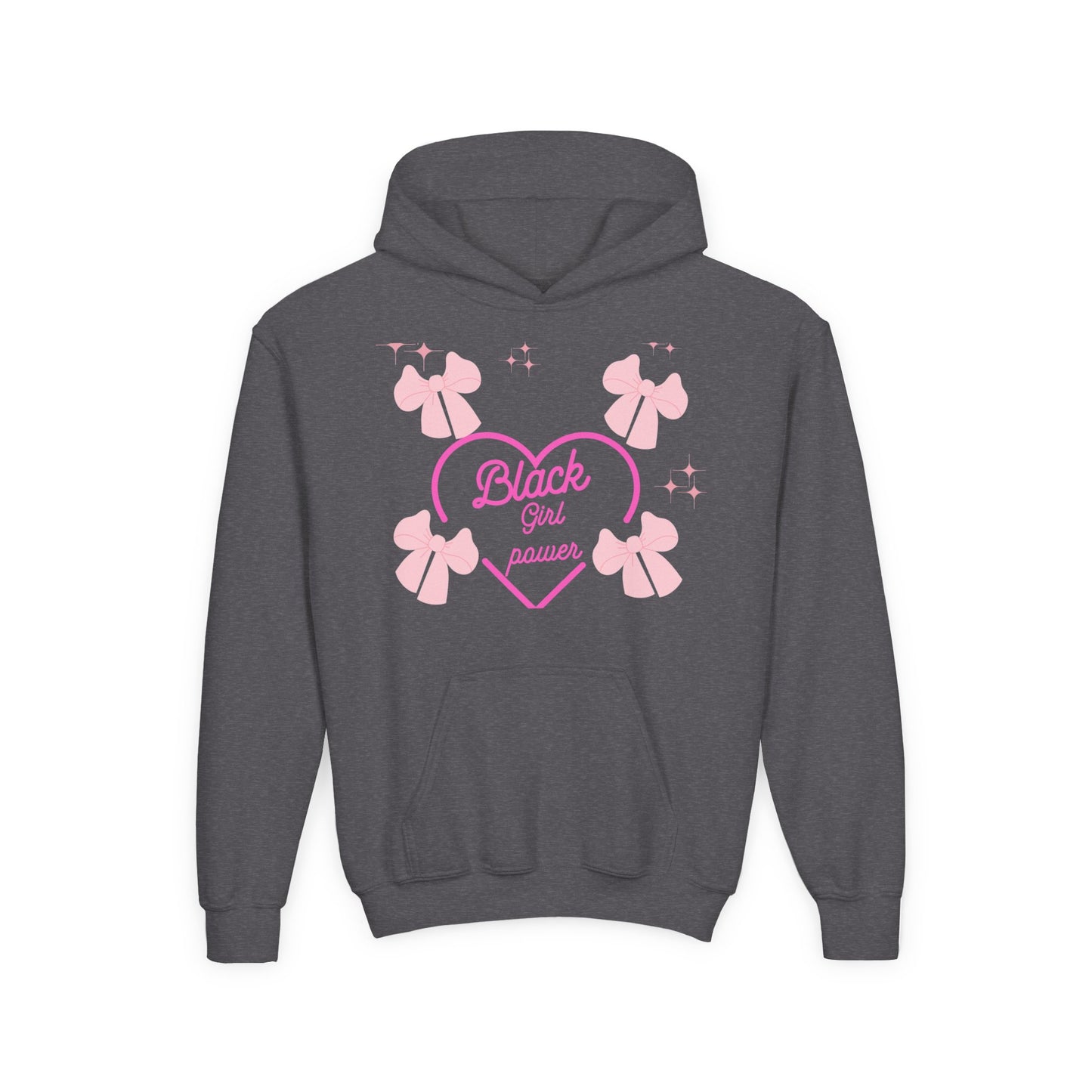 Empowering Youth Hoodie - 'Black Girl Power' & 'Great Things Await' Design