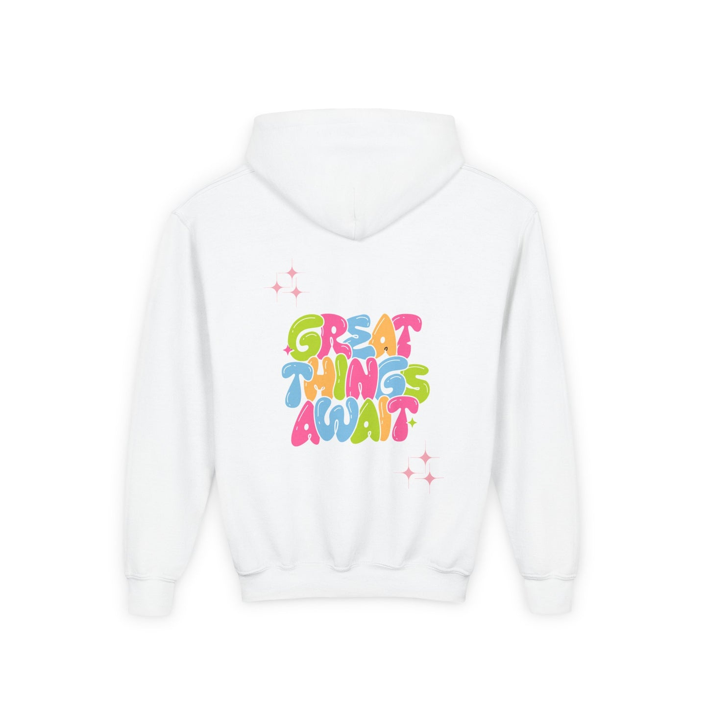 Empowering Youth Hoodie - 'Black Girl Power' & 'Great Things Await' Design