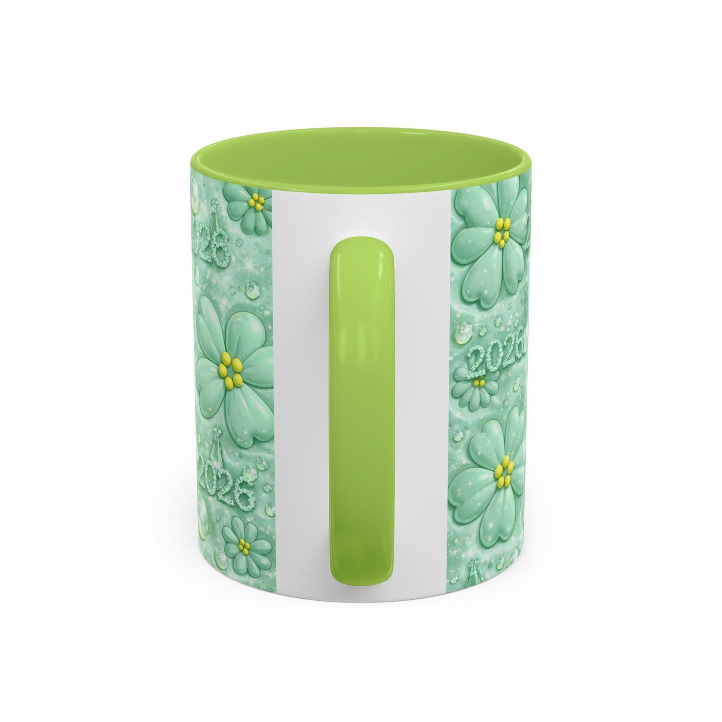 2026 Shamrock Floral Coffee Mug