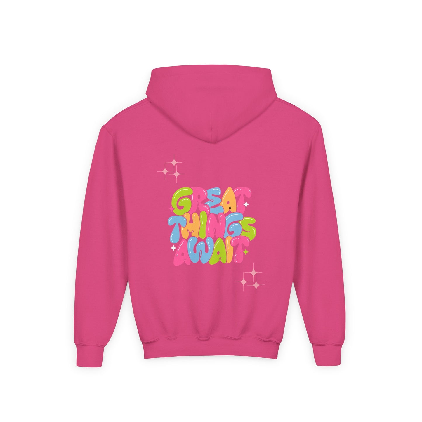 Empowering Youth Hoodie - 'Black Girl Power' & 'Great Things Await' Design