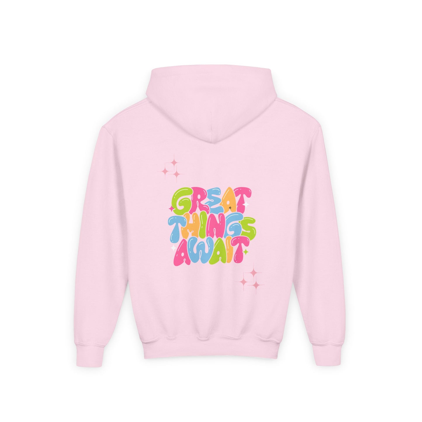 Empowering Youth Hoodie - 'Black Girl Power' & 'Great Things Await' Design