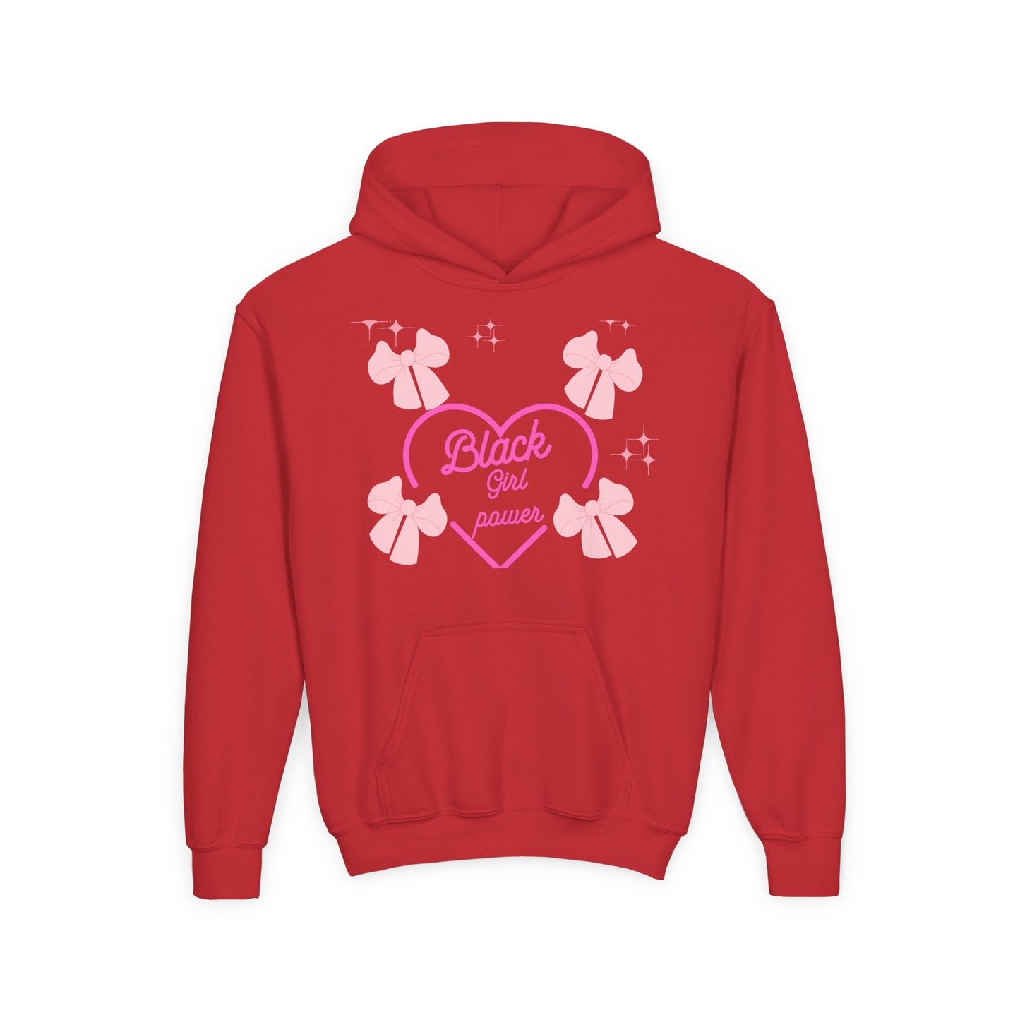 Empowering Youth Hoodie - 'Black Girl Power' & 'Great Things Await' Design