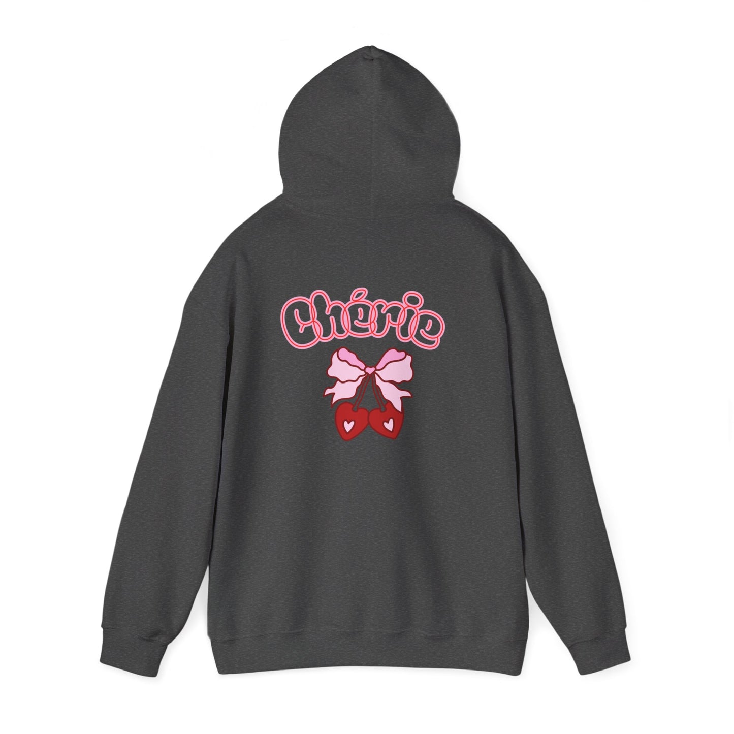 Cherie Kawaii Character Hoodie – Cute Anime Girl & Heart Bow Design