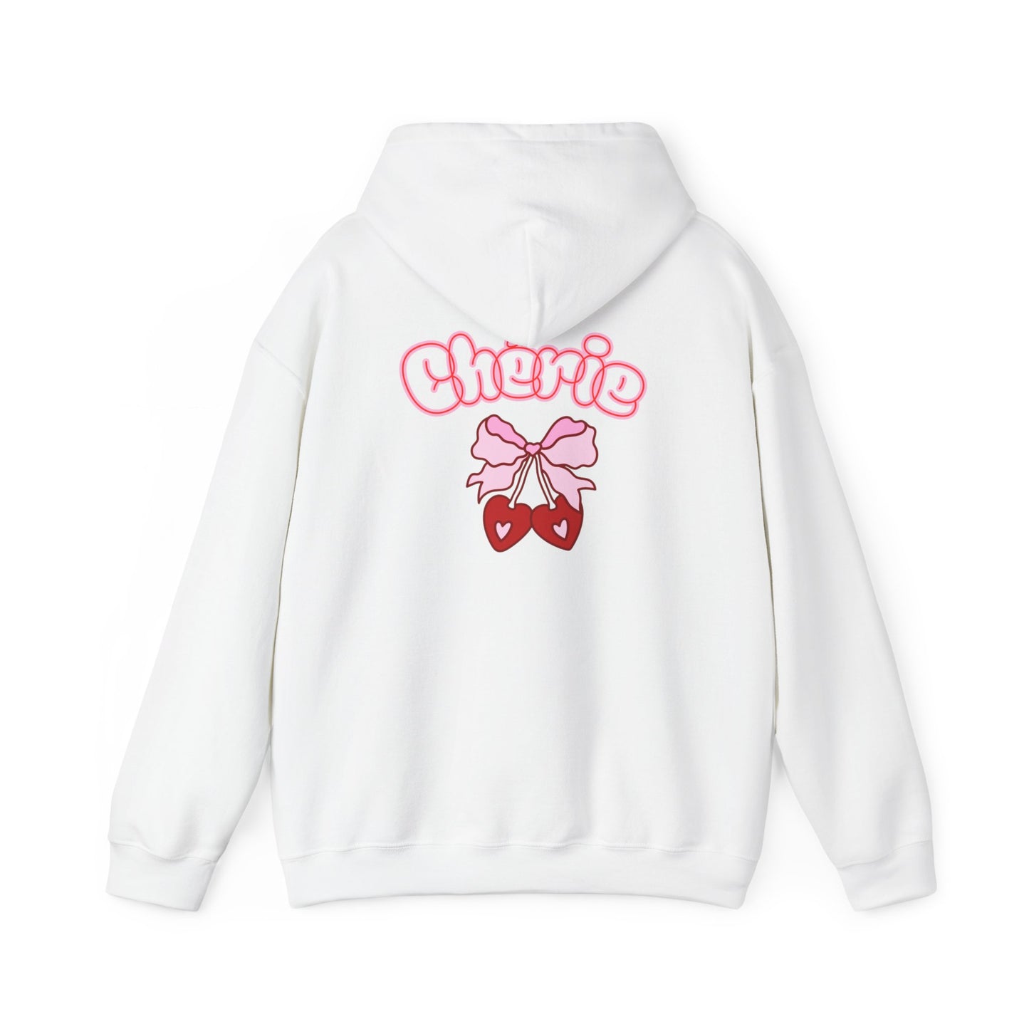 Cherie Kawaii Character Hoodie – Cute Anime Girl & Heart Bow Design