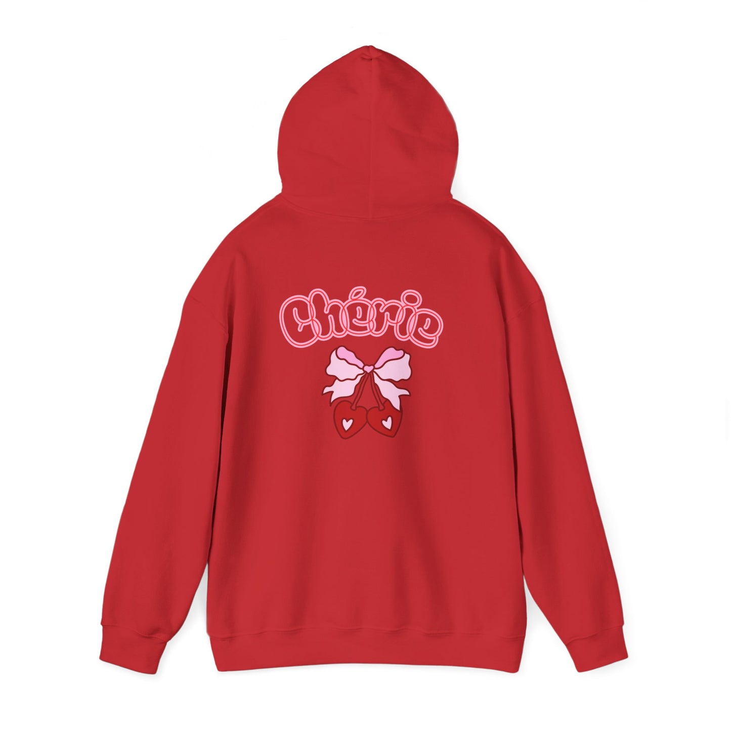 Cherie Kawaii Character Hoodie – Cute Anime Girl & Heart Bow Design