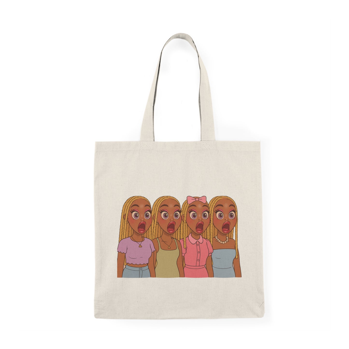 Surprised Expressions Tote Bag | Funny Canvas Bag for Moms, Gift for Friends, Reusable Grocery Bag, Cute Shopping Tote