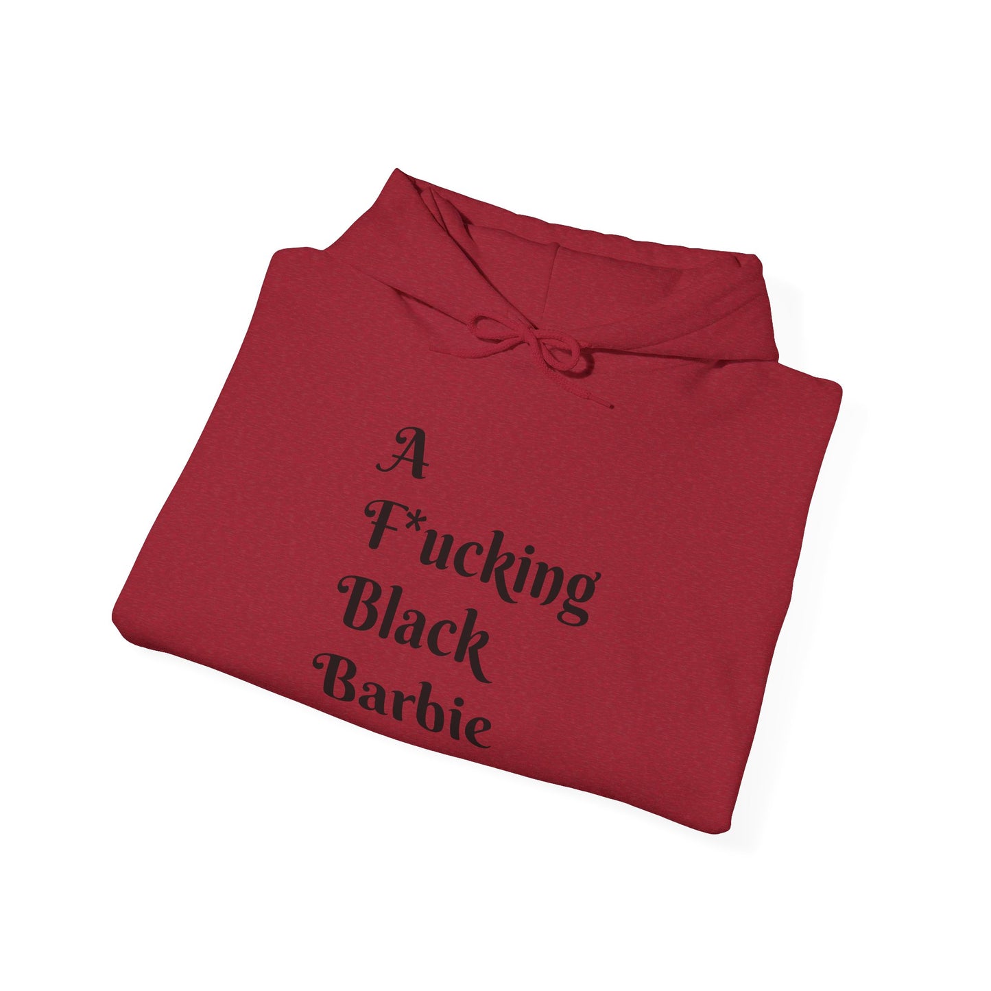 A F*cking Black Barbie Hooded Sweatshirt - Unisex Heavy Blend™