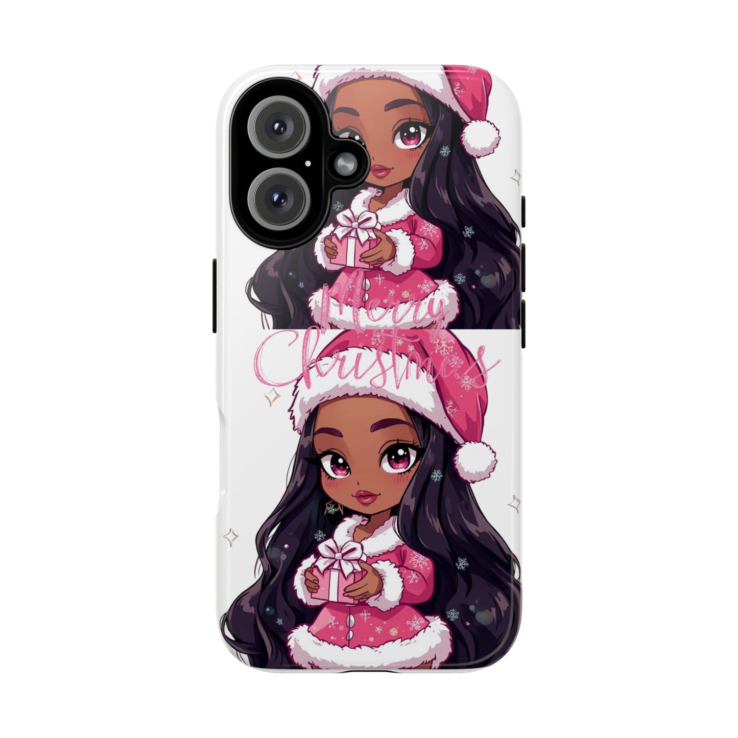 Christmas  Phone Case – Cute Santa Girl Holiday Tough Case