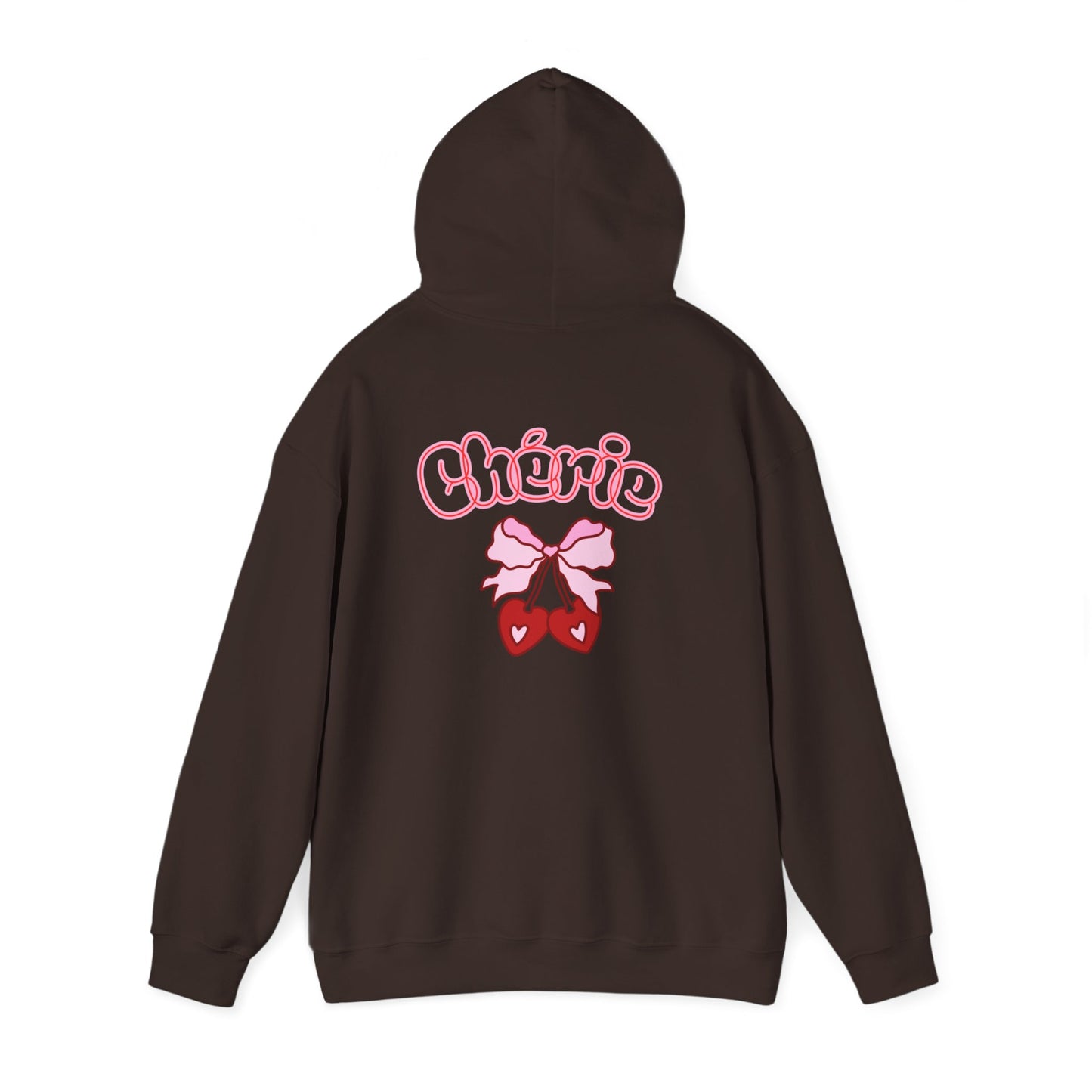 Cherie Kawaii Character Hoodie – Cute Anime Girl & Heart Bow Design