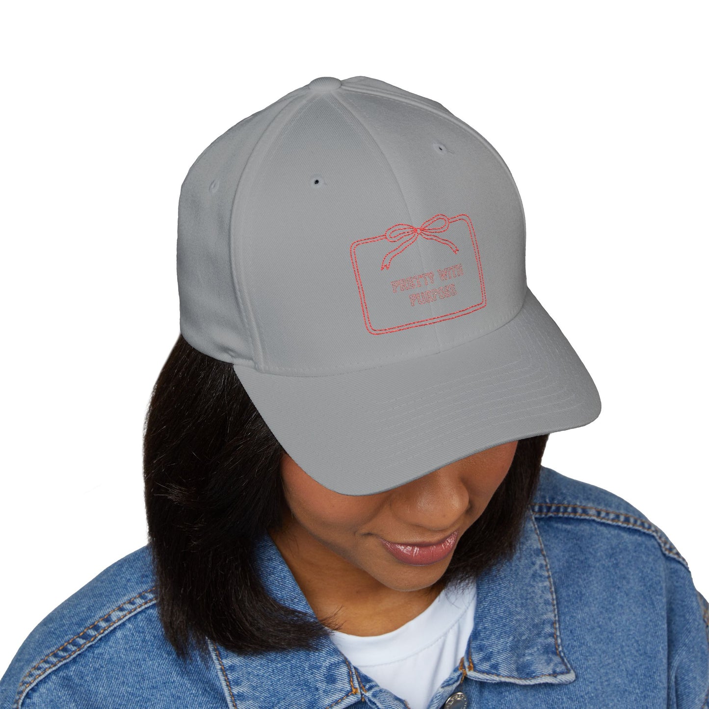 Embroidered Closed-Back Cap - Stylish Gift for Purposeful Living