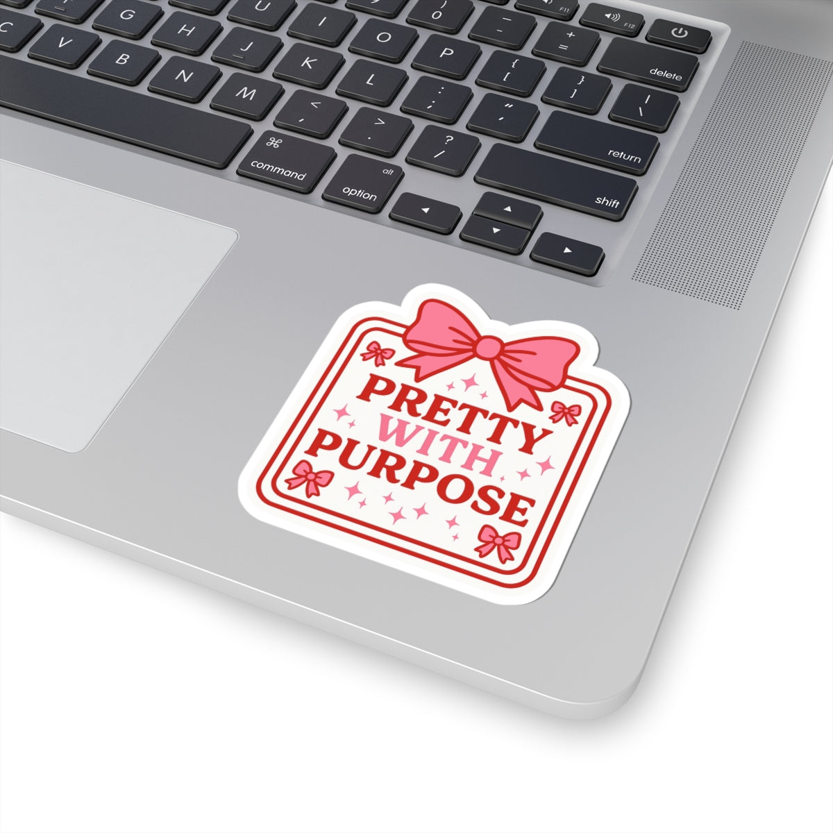Pretty with Purpose Kiss-Cut Stickers - Cute Decorative Stickers for Laptops & Journals