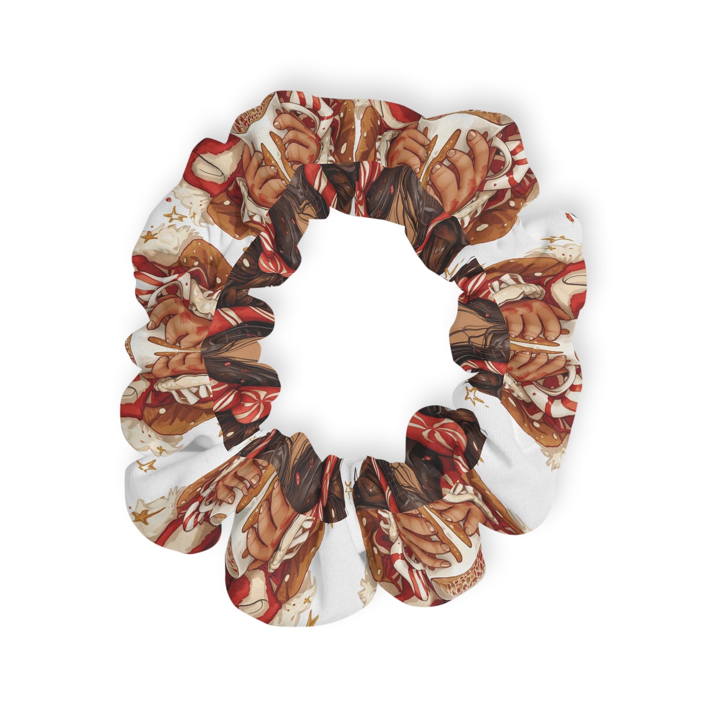 Anime Girl Art Scrunchie — Cute Kawaii Hair Accessory