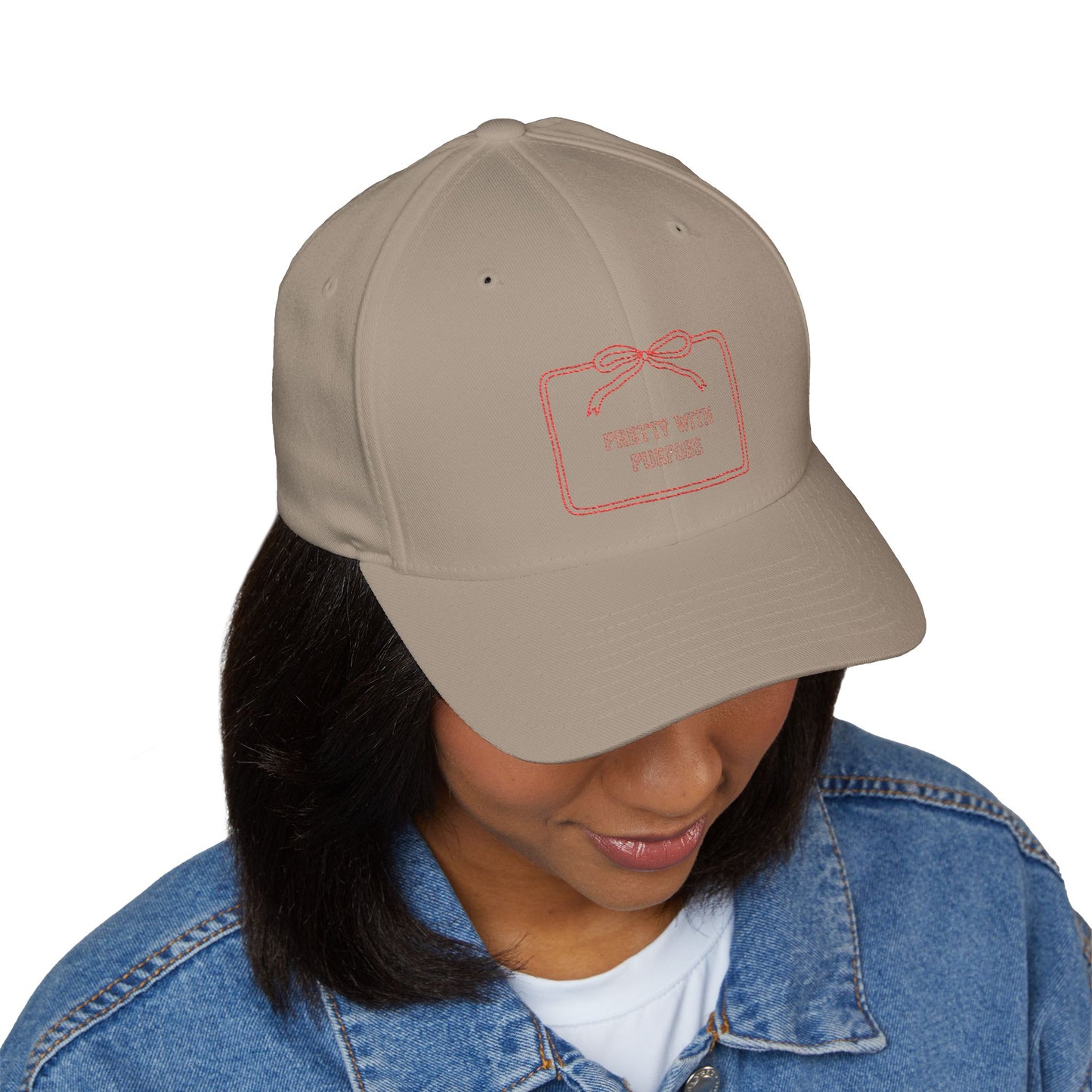 Embroidered Closed-Back Cap - Stylish Gift for Purposeful Living