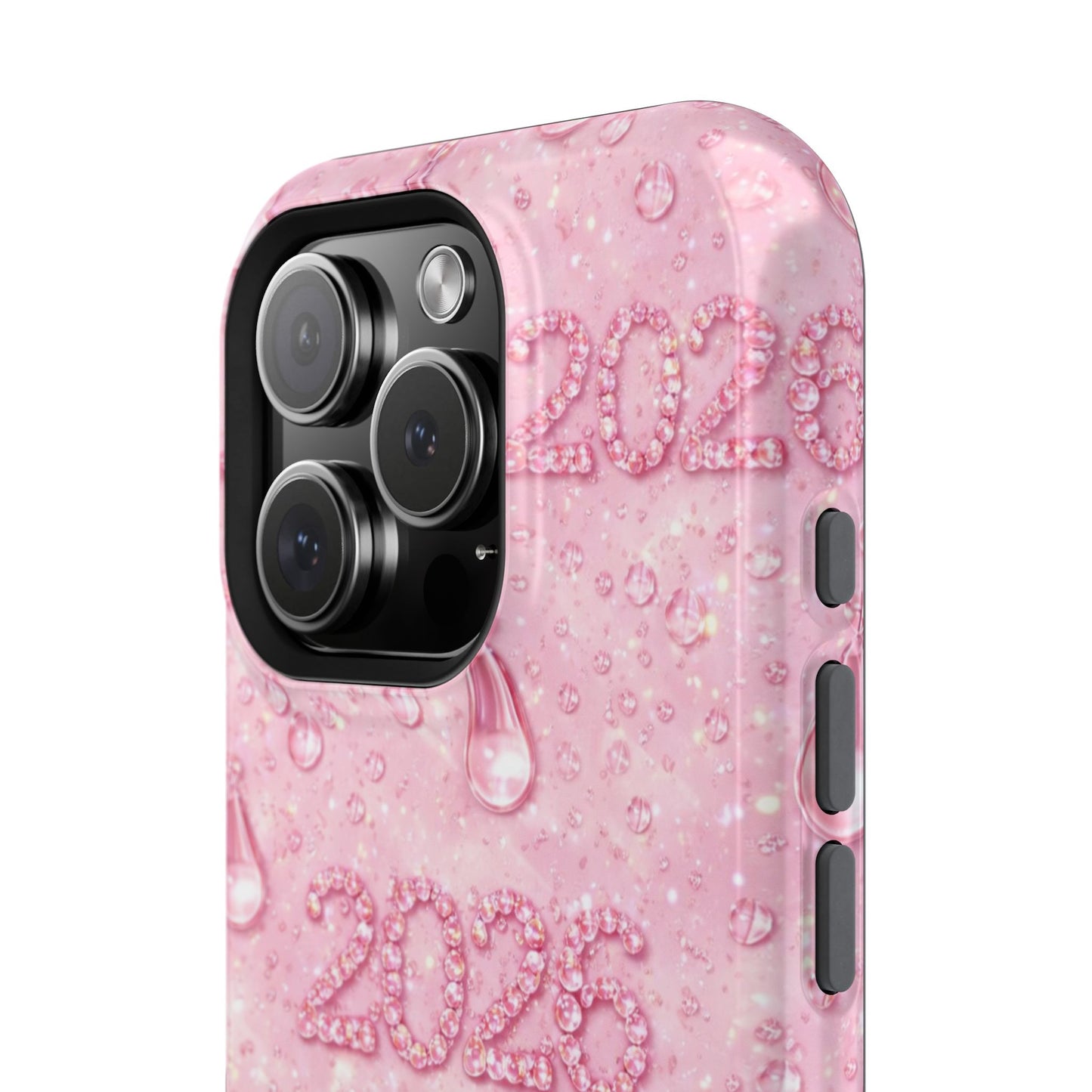 2026 Pink Waterdrop Phone Case — Impact-Resistant Protective Cover