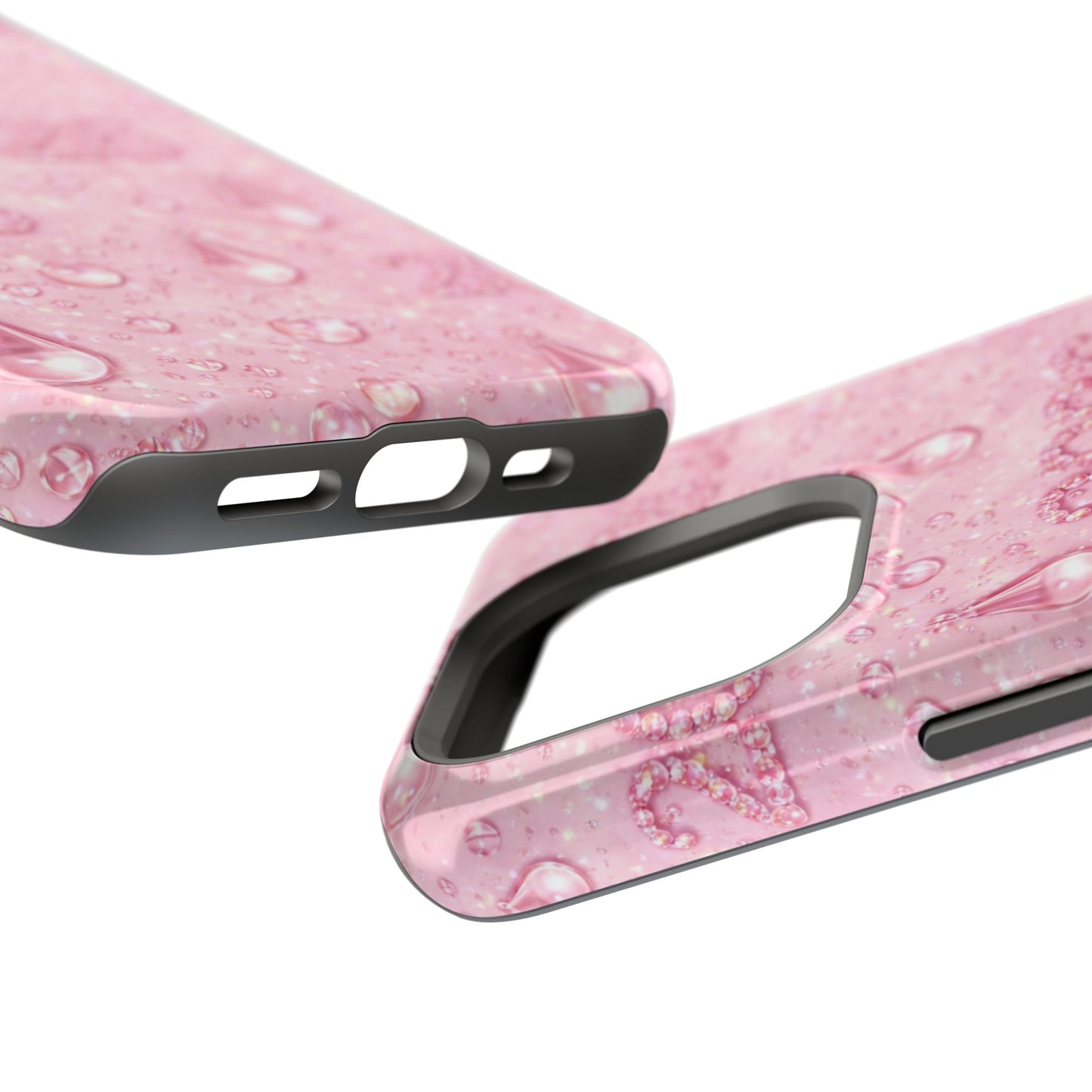 2026 Pink Waterdrop Phone Case — Impact-Resistant Protective Cover