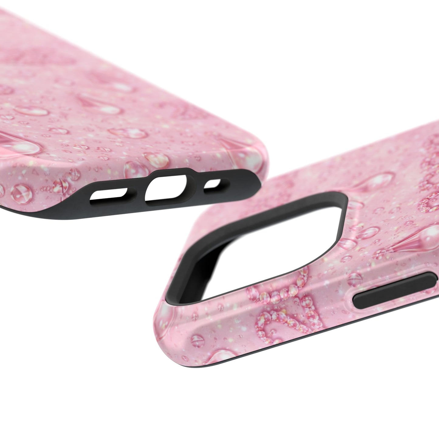 2026 Pink Waterdrop Phone Case — Impact-Resistant Protective Cover