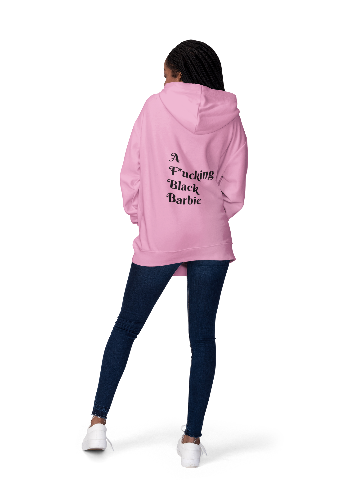 A F*cking Black Barbie Hooded Sweatshirt - Unisex Heavy Blend™