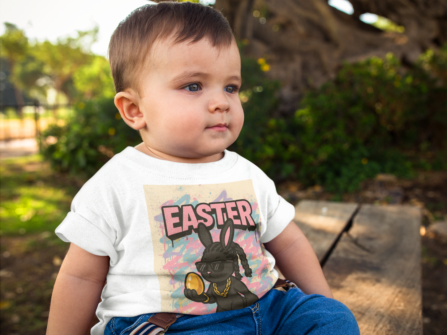 Easter Bunny Infant Tee - Blessed & Styled