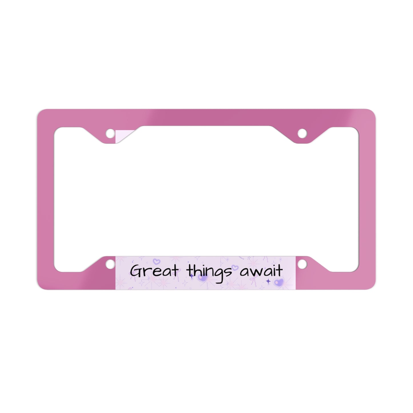 Customizable Metal License Plate Frame - Perfect for Car Enthusiasts and Unique Gifts