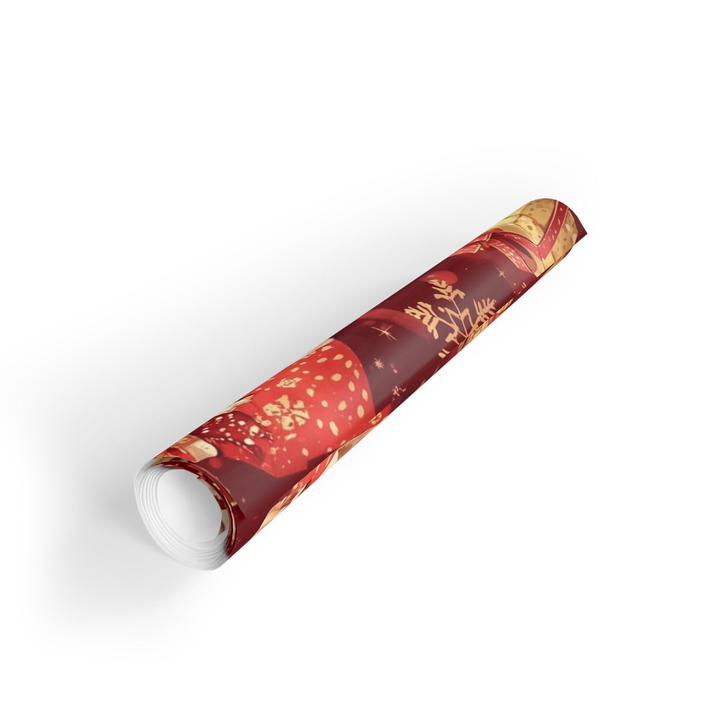 Festive Santa & Presents Christmas Wrapping Paper Roll