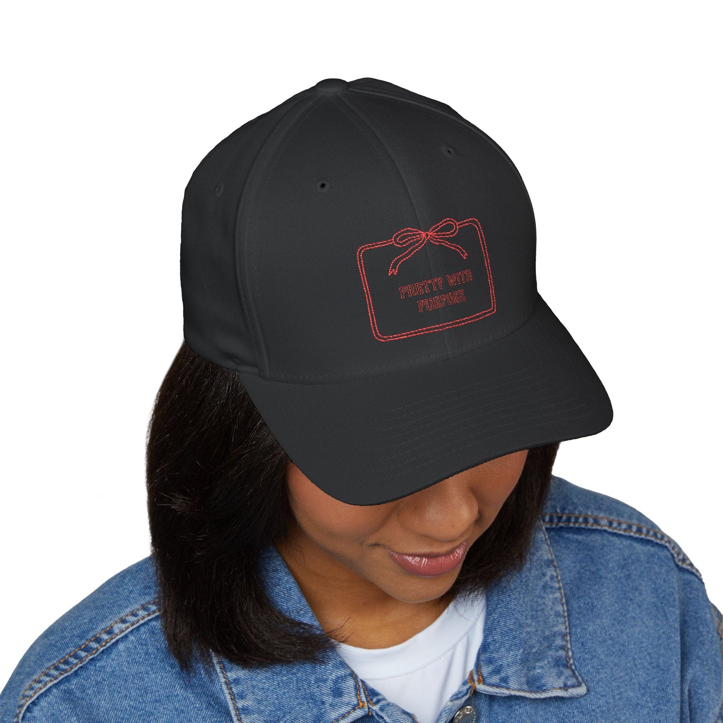 Embroidered Closed-Back Cap - Stylish Gift for Purposeful Living