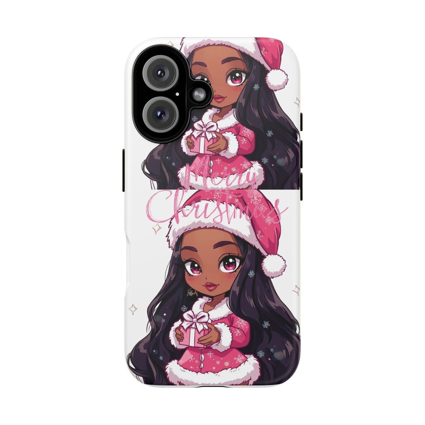 Christmas  Phone Case – Cute Santa Girl Holiday Tough Case