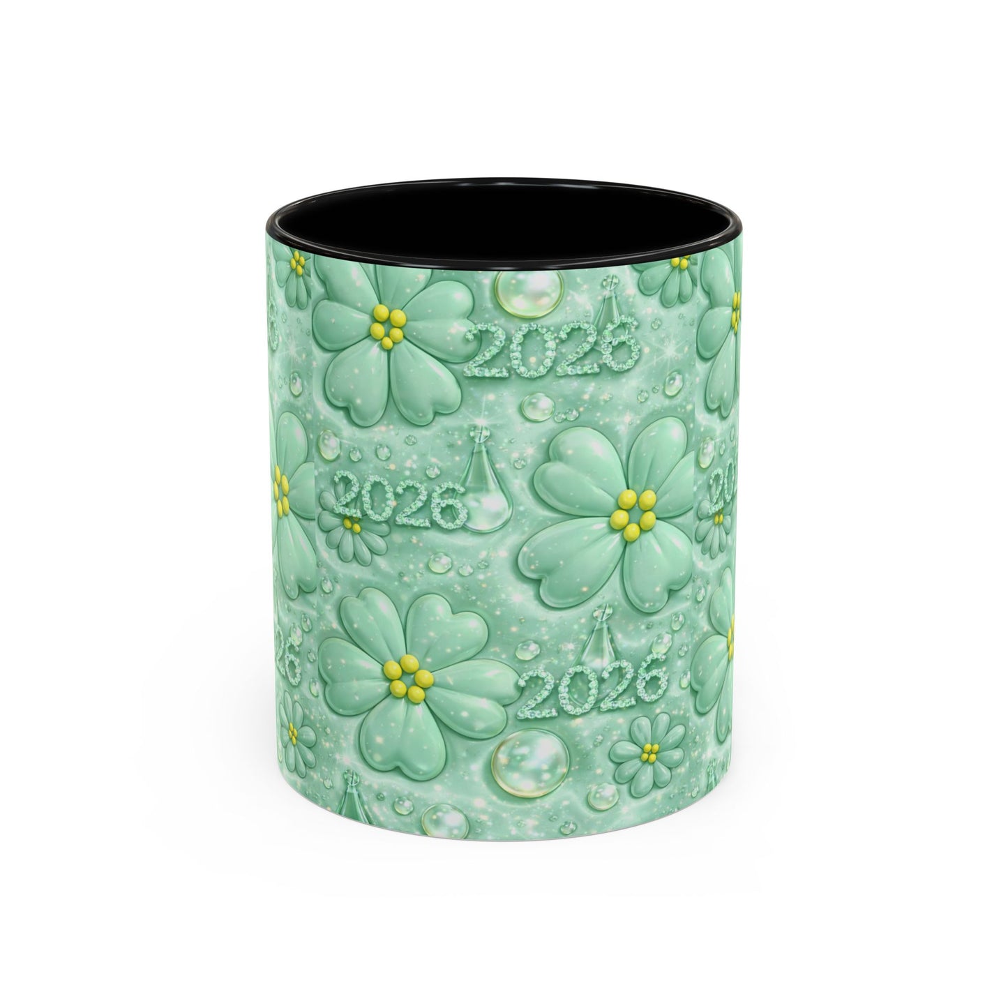 2026 Shamrock Floral Coffee Mug