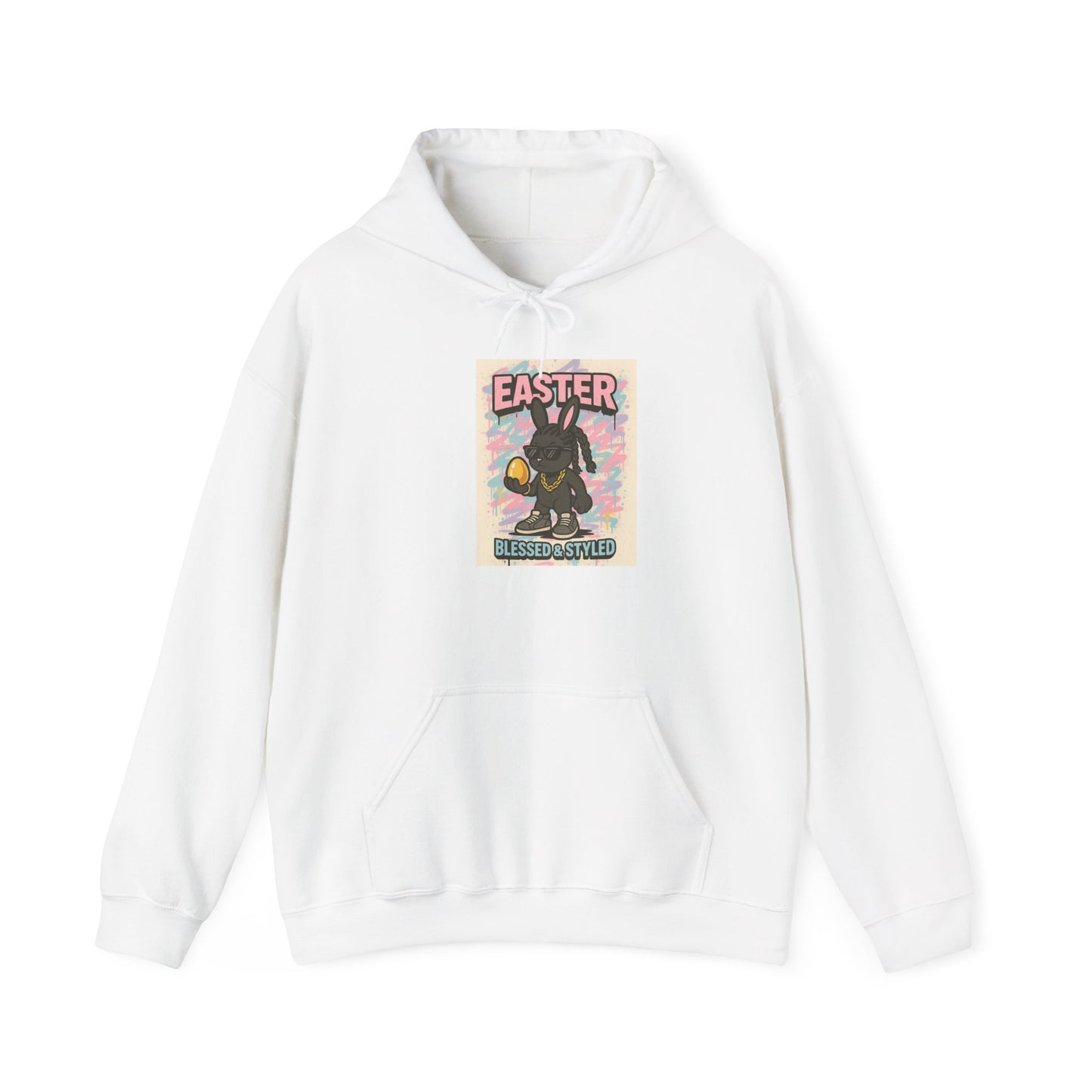 Easter Bunny Unisex Heavy Blend Hoodie - Blessed & Styled
