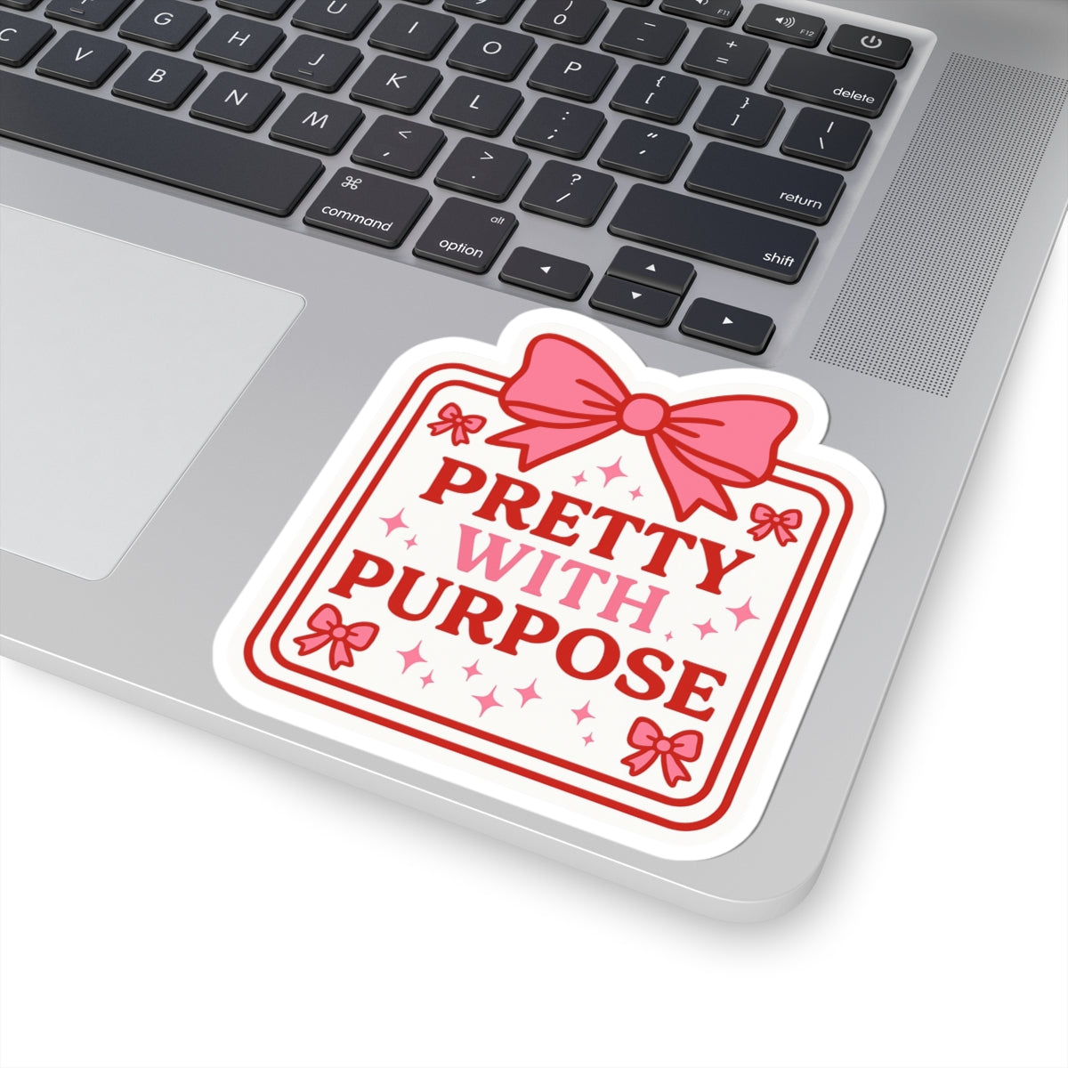 Pretty with Purpose Kiss-Cut Stickers - Cute Decorative Stickers for Laptops & Journals