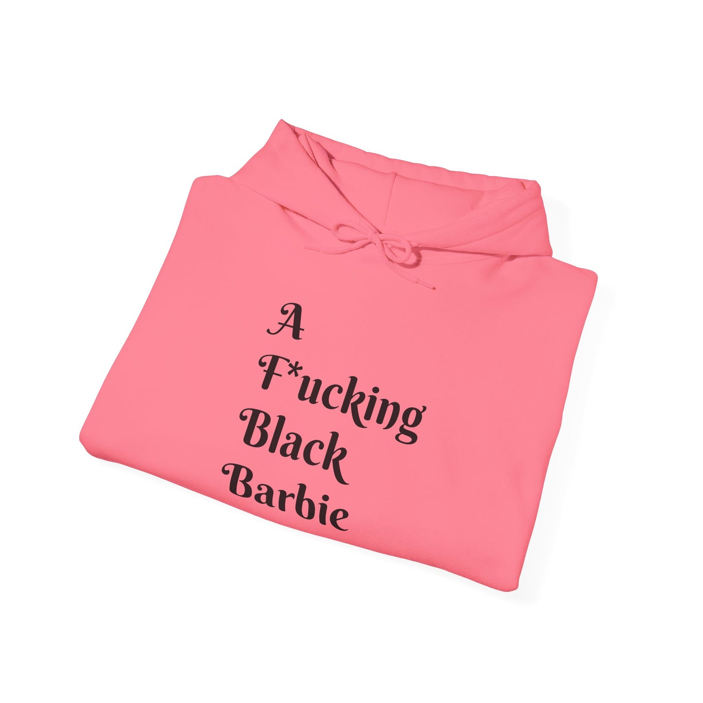 A F*cking Black Barbie Hooded Sweatshirt - Unisex Heavy Blend™