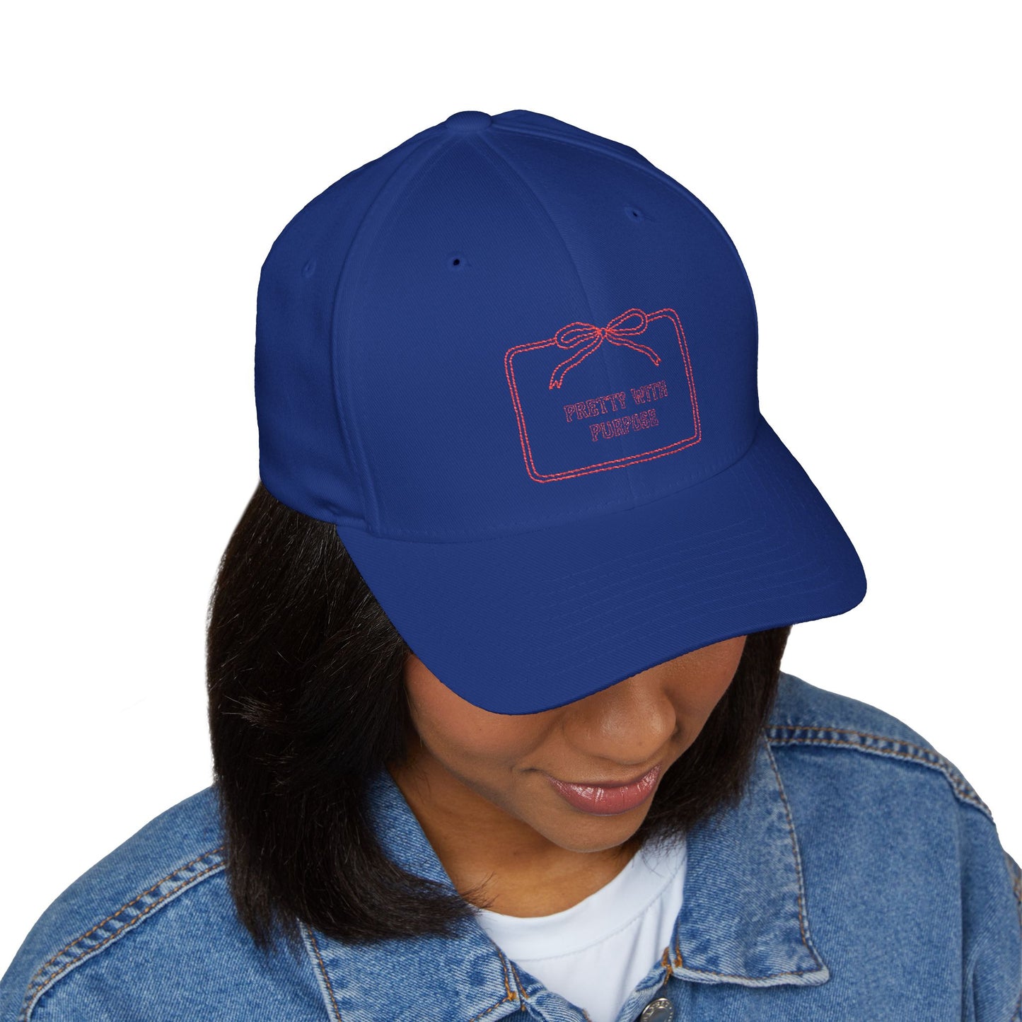 Embroidered Closed-Back Cap - Stylish Gift for Purposeful Living