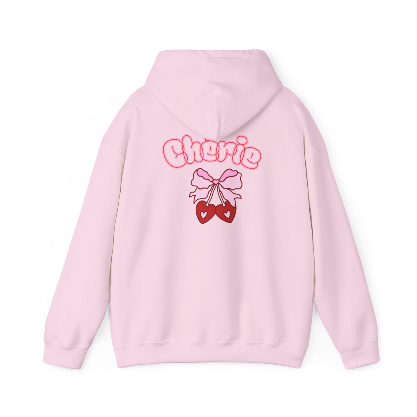 Cherie Kawaii Character Hoodie – Cute Anime Girl & Heart Bow Design