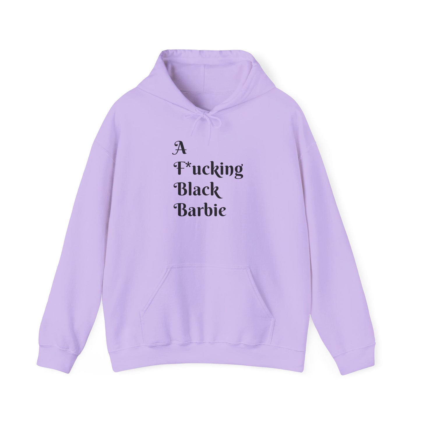 A F*cking Black Barbie Hooded Sweatshirt - Unisex Heavy Blend™