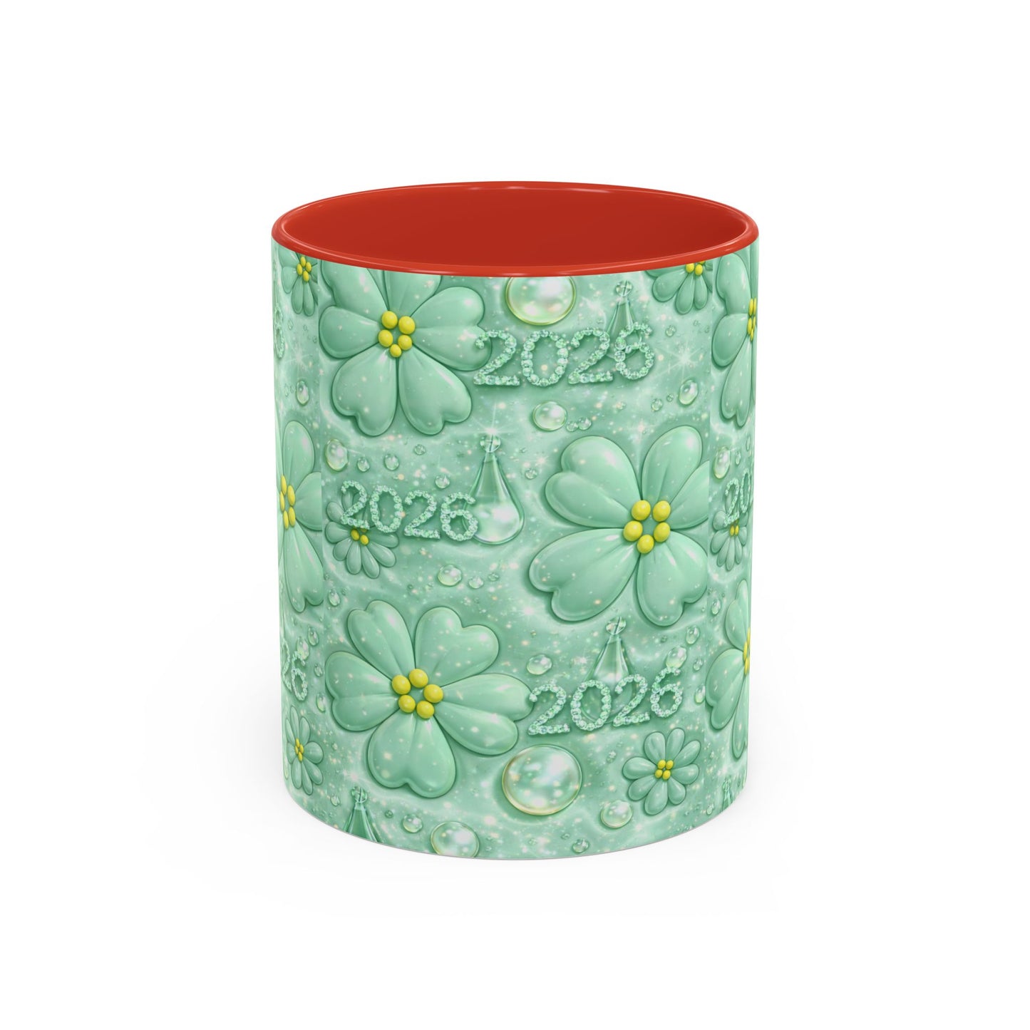 2026 Shamrock Floral Coffee Mug