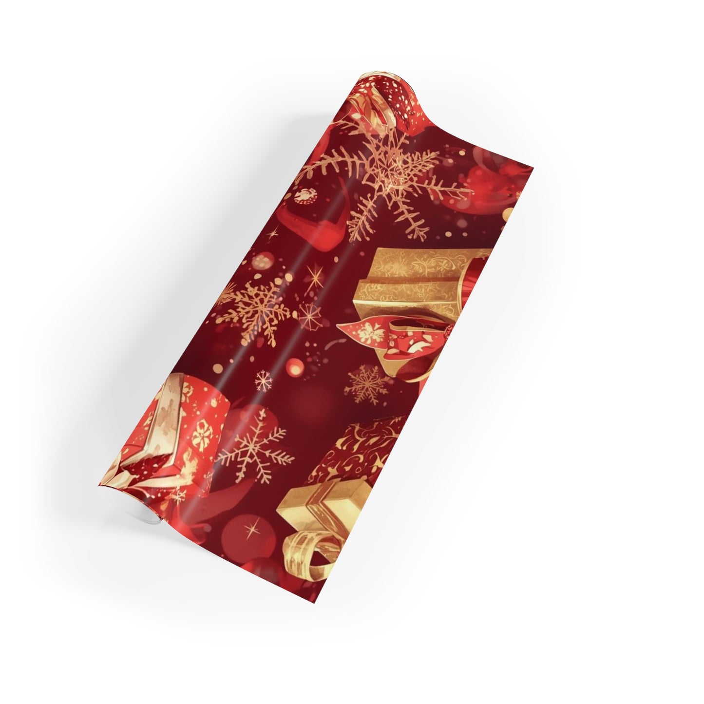 Festive Santa & Presents Christmas Wrapping Paper Roll