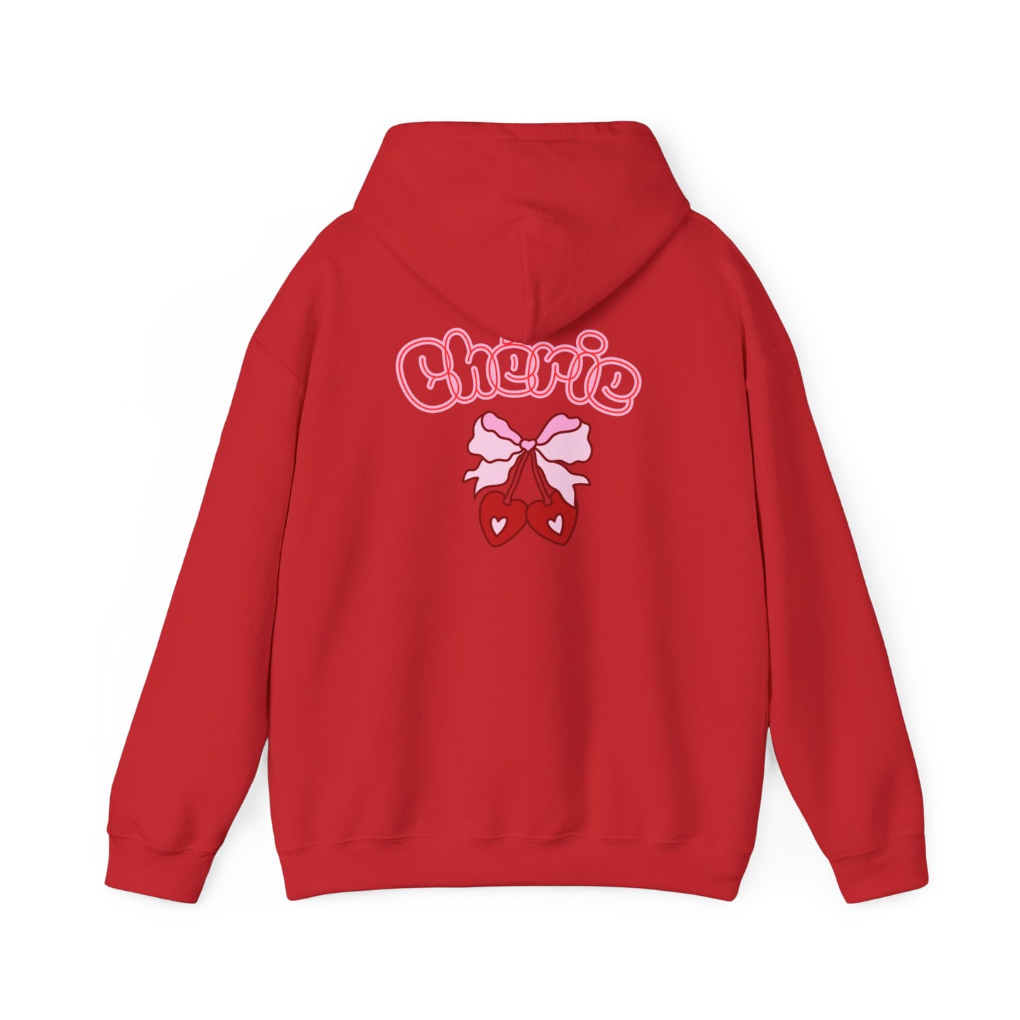 Cherie Kawaii Character Hoodie – Cute Anime Girl & Heart Bow Design