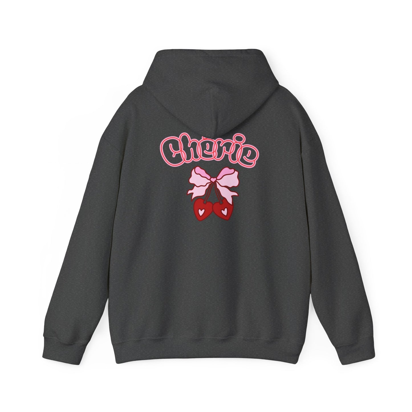 Cherie Kawaii Character Hoodie – Cute Anime Girl & Heart Bow Design