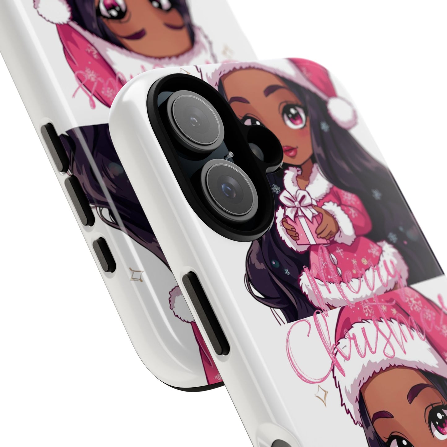 Christmas  Phone Case – Cute Santa Girl Holiday Tough Case